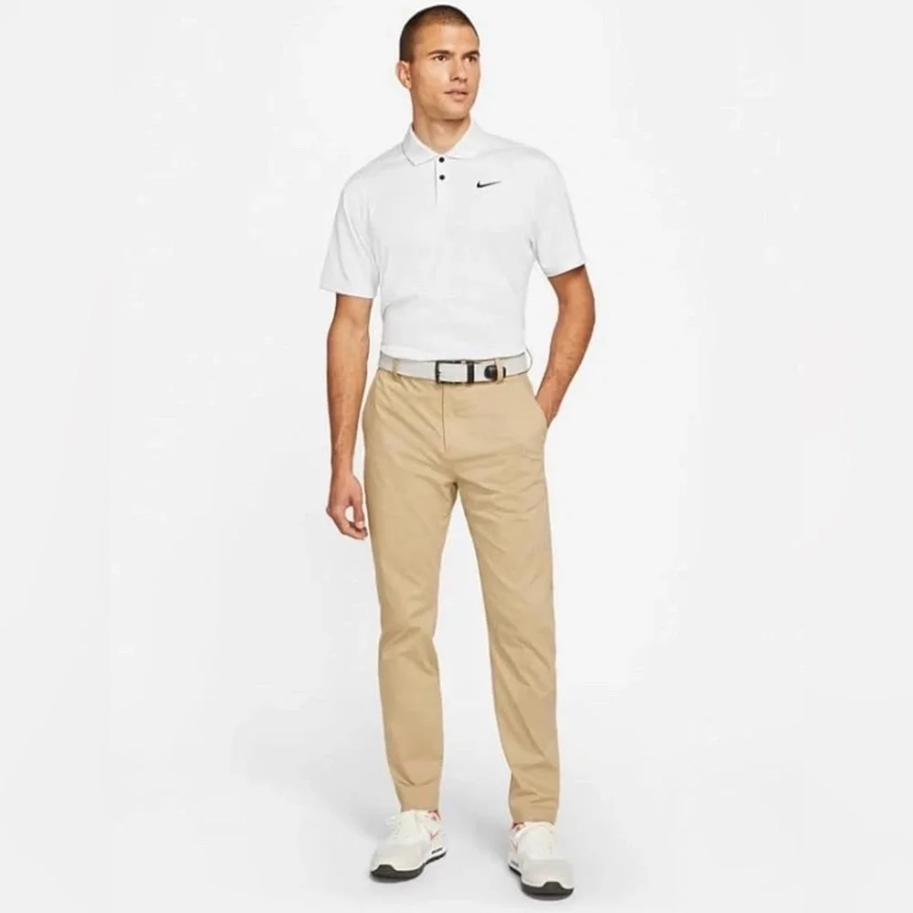 Nike Men's Dri-FIT UV Slim-Fit Chino Golf Pants Parachute Beige 35x32